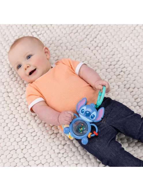 Bright Starts Játék C gyűrűn szenzoros Stitch Tummy Tumble™ 0m+