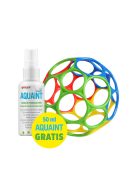 OBALL Játék Oball RATTLE 10 cm blue 0hó +AQUAINT 50 ml