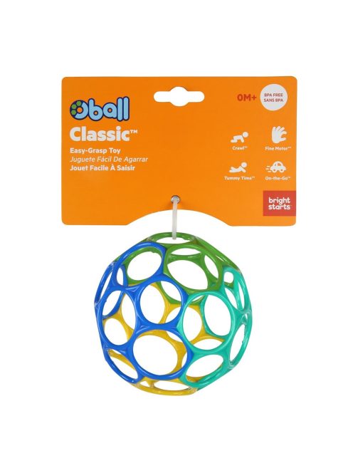 OBALL Játék Oball™ Classic 10 cm kék/zöld 0hó+AQUAINT 50 ml