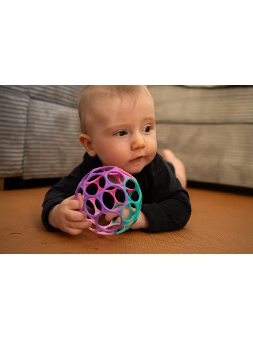 OBALL Játék Oball™ Classic 10 cm rózsaszín/lila 0hó+AQUAINT 50 ml