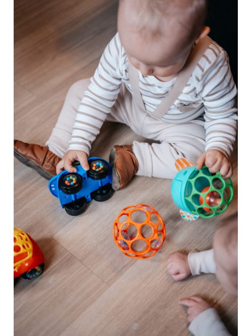 OBALL Játék Oball™ Classic 10 cm rózsaszín/lila 0hó+AQUAINT 50 ml