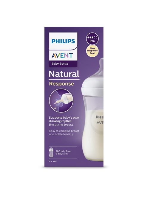 Philips AVENT Natural Response cumisüveg 260 ml, 1h+ +akció