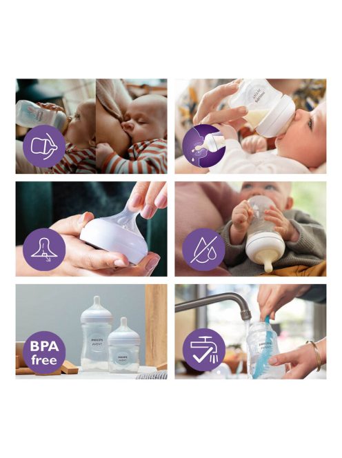 Philips AVENT Natural Response cumisüveg 330 ml, 3h+ +akció