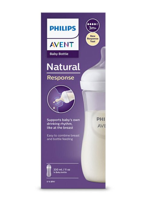 Philips AVENT Natural Response cumisüveg 330 ml, 3h+ +akció