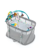 Baby Einstein Kiságy járókával és zongorával 3in1 Kick & Snooze - 0hó+