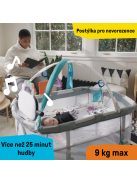 BABY EINSTEIN Kiságy járókával és zongorával 3in1 Kick & Snooze™ 0hó+