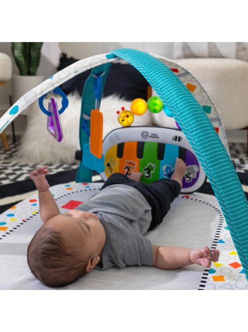 BABY EINSTEIN Kiságy járókával és zongorával 3in1 Kick & Snooze™ 0hó+