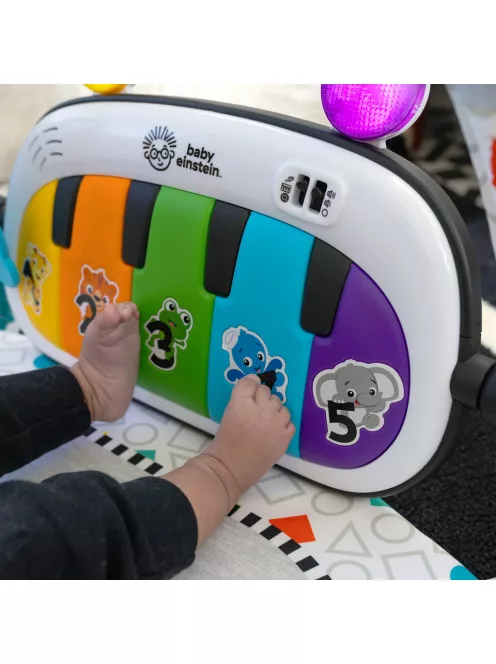 Baby Einstein Kiságy járókával és zongorával 3in1 Kick & Snooze - 0hó+