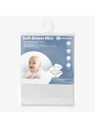 Petite&Mars Vízhatlan lepedő kiságyakhoz, Soft Dream, Mini 84x50 cm, White