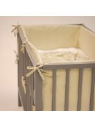 Petite&Mars Rácsvédő kiságyba, TILLY MAX, Light Beige, 360 cm