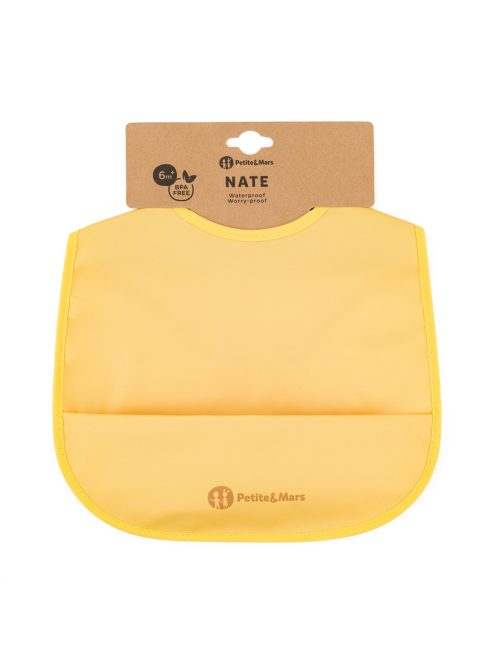 PETITE&MARS Előke PU Nate Intense Ochre 6hó+