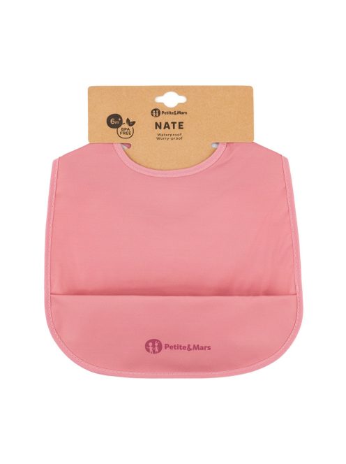 PETITE&MARS Előke PU Nate Dusty Rose 6hó+