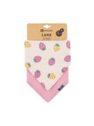 PETITE&MARS Nyálkendő Luke 2 db Beige Strawberies&Dusty Rose 3hó+