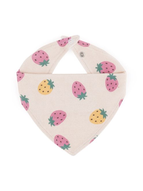 PETITE&MARS Nyálkendő Luke 2 db Beige Strawberies&Dusty Rose 3hó+