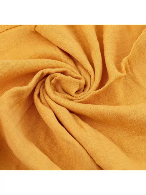 Petite&Mars Bambusz muszlin 3db-os pelenka szett, Moussy Ochre Leaves, 68 x 68 cm
