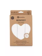 Petite&Mars Bambusz muszlin 3db-os pelenka szett, Moussy Total White, 68 x 68 cm