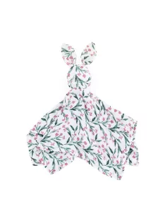   Petite&Mars Bambusz muszlin szundikendő Hugo Pink Meadow 0m+