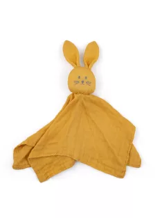   Petite&Mars Bambusz muszlin szundikendő, Hugo Intense Ochre, 0 hó+