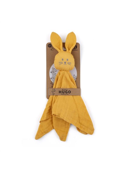 Petite&Mars Bambusz muszlin szundikendő, Hugo Intense Ochre, 0 hó+