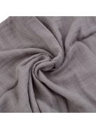 Petite&Mars Bambusz muszlin 2db-os pelenka szett, Misty Grey Planes, 120 x 120 cm