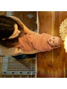 Petite&Mars Bambusz muszlin 2db-os pelenka szett, Misty Rose Rainbow, 120 x 120 cm