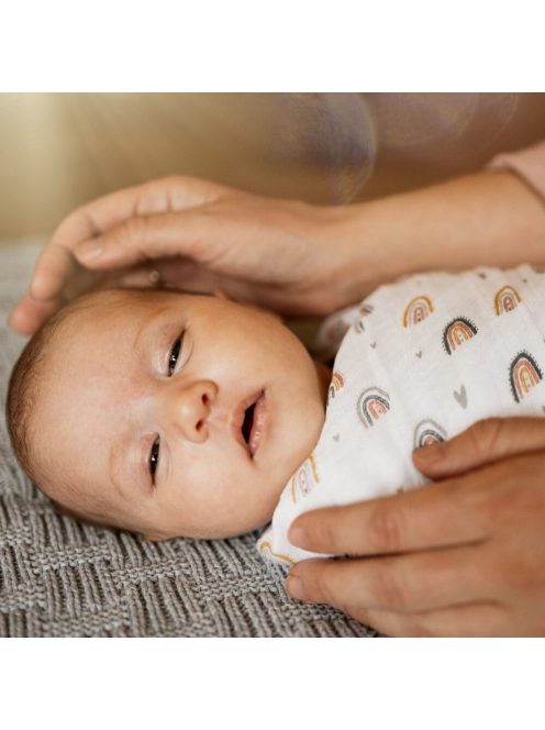 Petite&Mars Bambusz muszlin 2db-os pelenka szett Misty Pink Meadow 120 x 120 cm