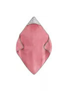 Petite&Mars Bambusz törölköző kapucnival Loulou Pink Meadow 100 x 100 cm