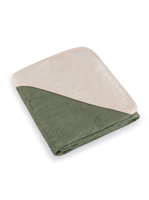 Petite&Mars Bambusz törölköző kapucnival Loulou Botanic Tones 100 x 100 cm