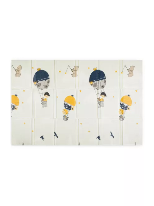 PETITE&MARS Összecsukható játszószőnyeg Campy L 130x200cm - Hegyek&Háromszögek