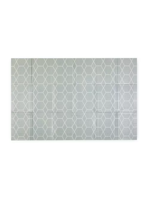 PETITE&MARS Összecsukható játszószőnyeg Campy L 130x200cm - Állatok&Hexagon