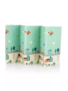   Petite&Mars Összehajtható játszószőnyeg, Campy, Elephant&City