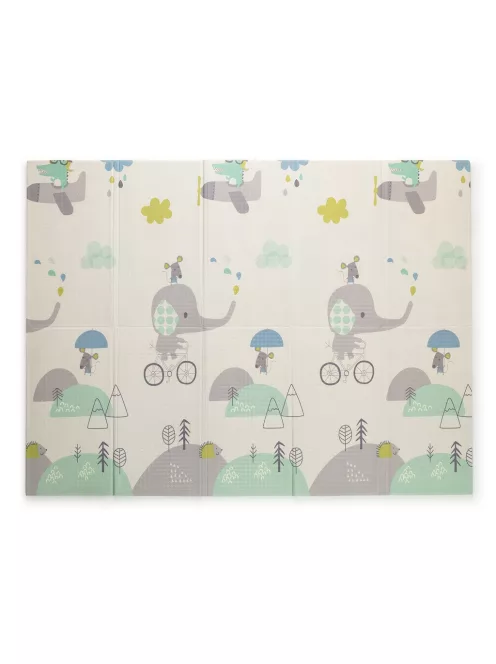 Petite&Mars Összehajtható játszószőnyeg, Campy, Elephant&City