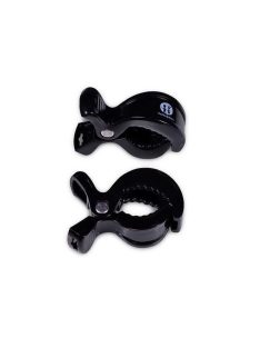 Petite&Mars Csipesz babakocsira, 2 db, fekete