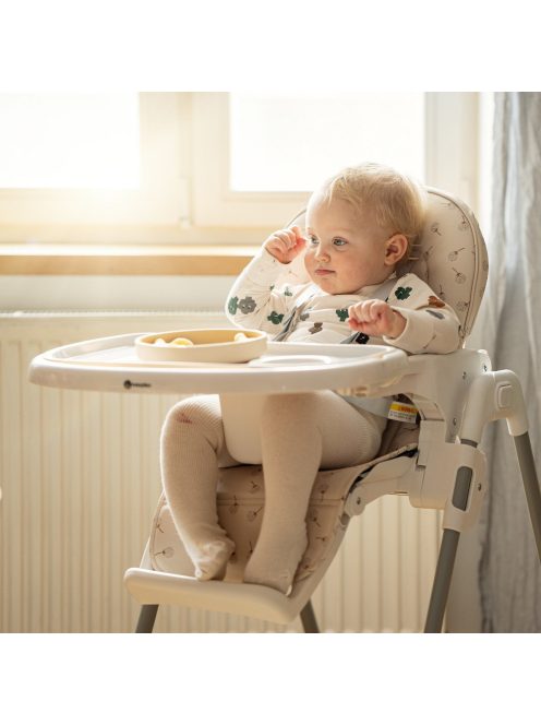 Petite & Mars Etetőszék huzat és tálca Gusto Beige Dandelions