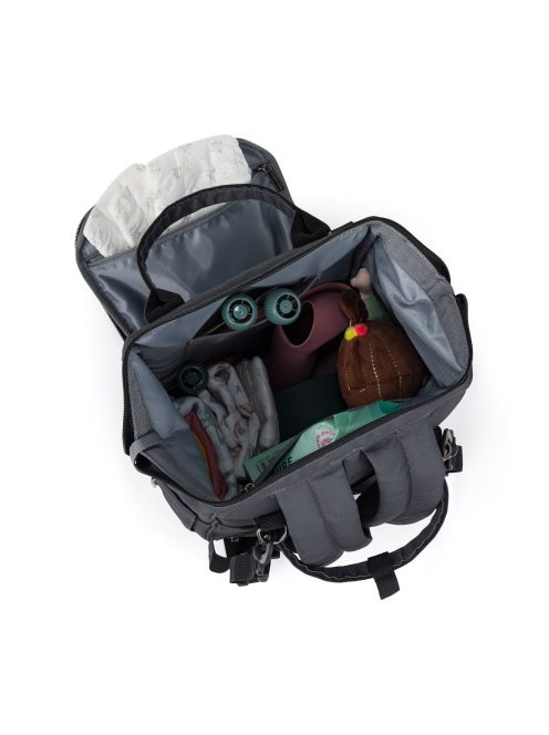 Petite&Mars Pelenkázó hátizsák babakocsihoz Jack - Catchthemoment sorozat - Ultimate Grey