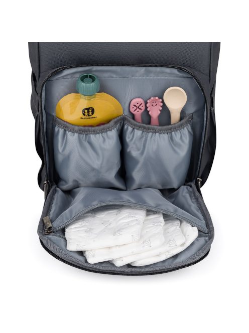 Petite&Mars Pelenkázó hátizsák babakocsihoz Jack - Catchthemoment sorozat - Ultimate Grey