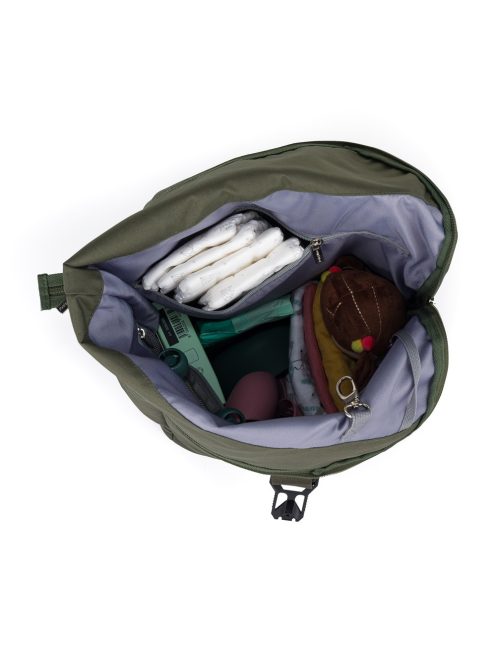 Petite&Mars Pelenkázó hátizsák babakocsira Jackob - Military Green