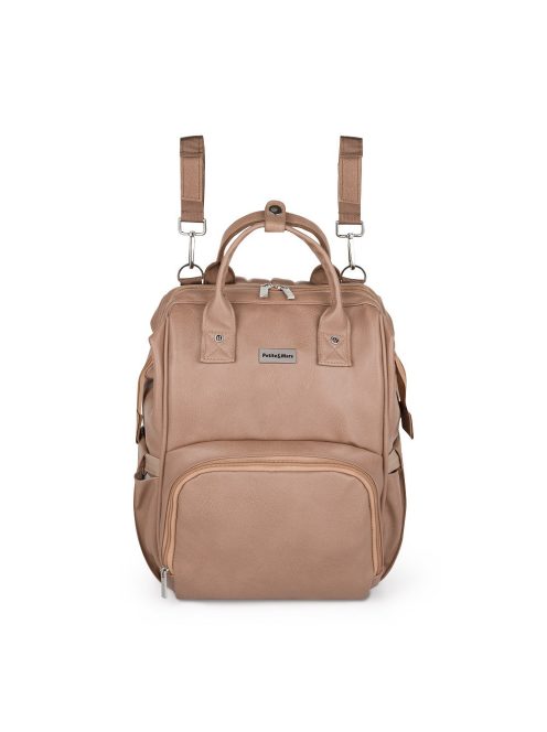 Petite&Mars Pelenkázó hátizsák babakocsihoz Jasper - Camel Beige