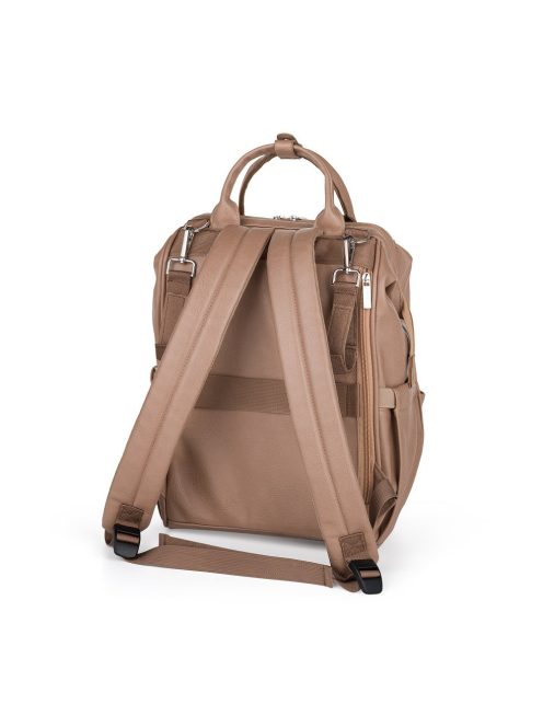 Petite&Mars Pelenkázó hátizsák babakocsihoz Jasper - Camel Beige