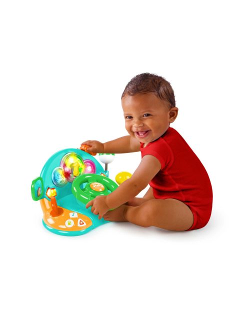 Bright Starts Zenélő kormánykerék játék, Lights & Colors Driver™, 6 hó+