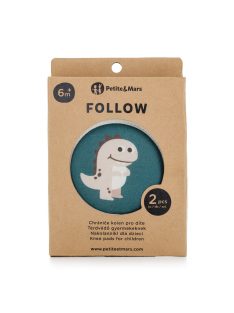   Petite&Mars Elasztikus térdvédők kúszáshoz, Follow, Misty Green