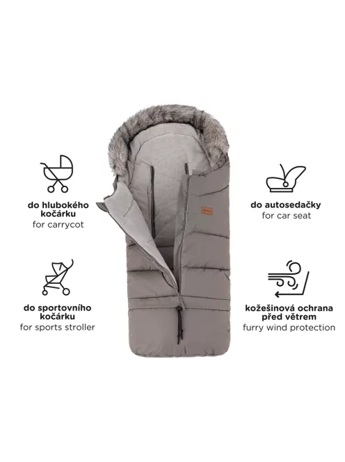 PETITE&MARS Bundazsák Arctic 4in1 - Old Rose