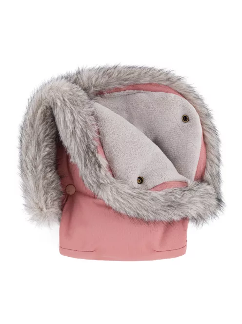 PETITE&MARS Kesztyű / Kézmelegítő babakocsira Furry - Old Rose