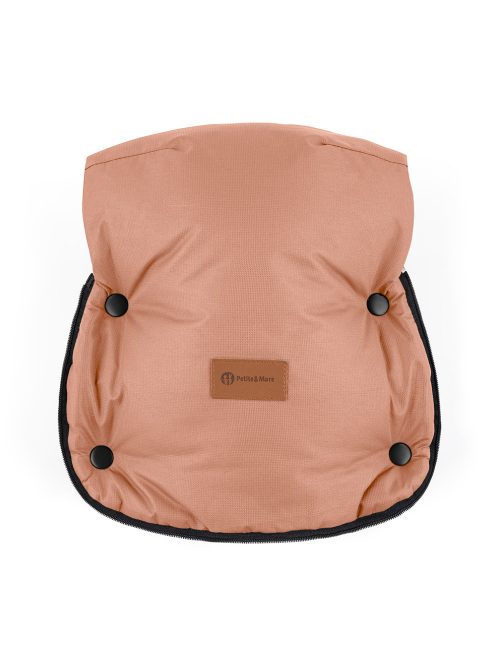 PETITE&MARS Kesztyű / Kézmelegítő babakocsira Furry Pastel Peach