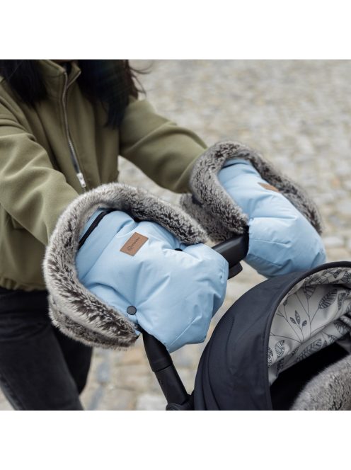 Petite&Mars Kesztyű / Kézmelegítő babakocsira Furry - Veritable Khaki