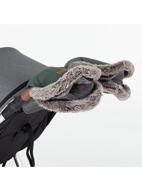 Petite&Mars Kesztyű / Kézmelegítő babakocsira Furry - Veritable Khaki