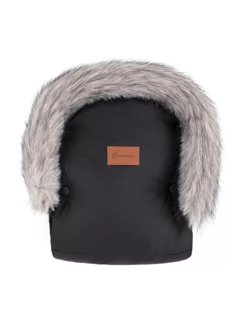 PETITE&MARS Kesztyű / Kézmelegítő babakocsira Furry - Forever Black