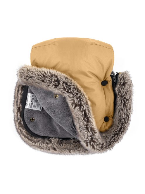 PETITE&MARS Kesztyű / Kézmelegítő babakocsira Furry Elegant Caramel