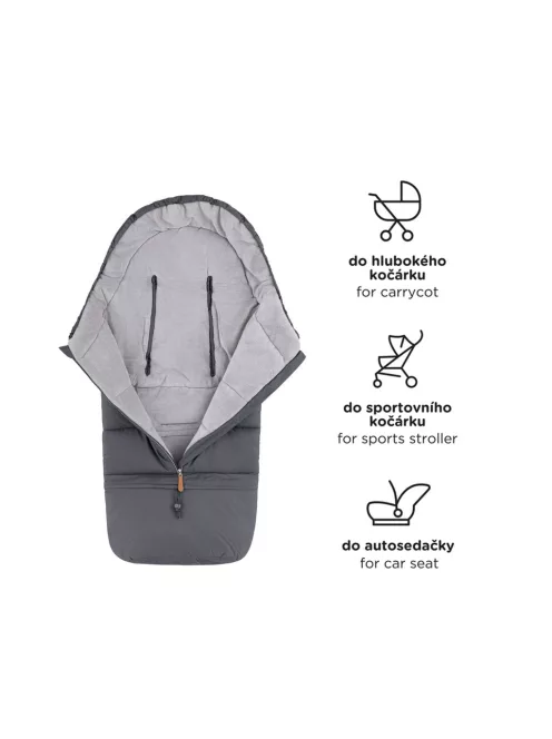 PETITE&MARS Állítható bundazsák 3in1 Jibot - Dark Walnut