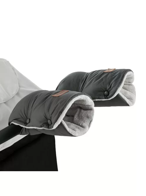 PETITE&MARS Kesztyű / Kézmelegítő babakocsira Jasie - Charcoal Grey